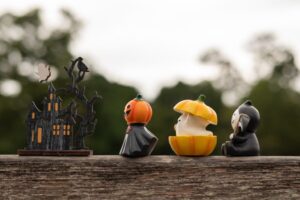 ハロウィンの置物