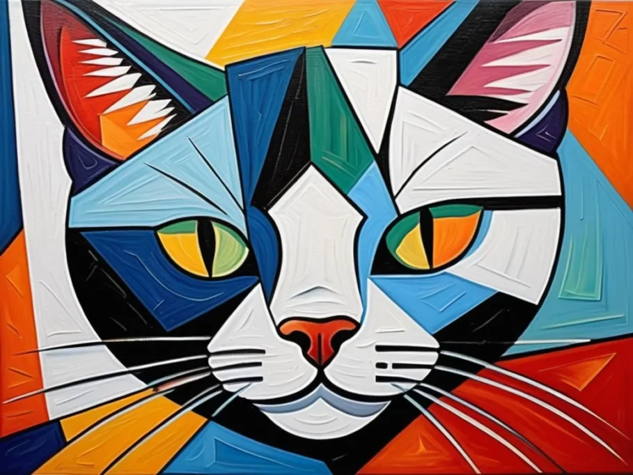 ピカソ風絵画