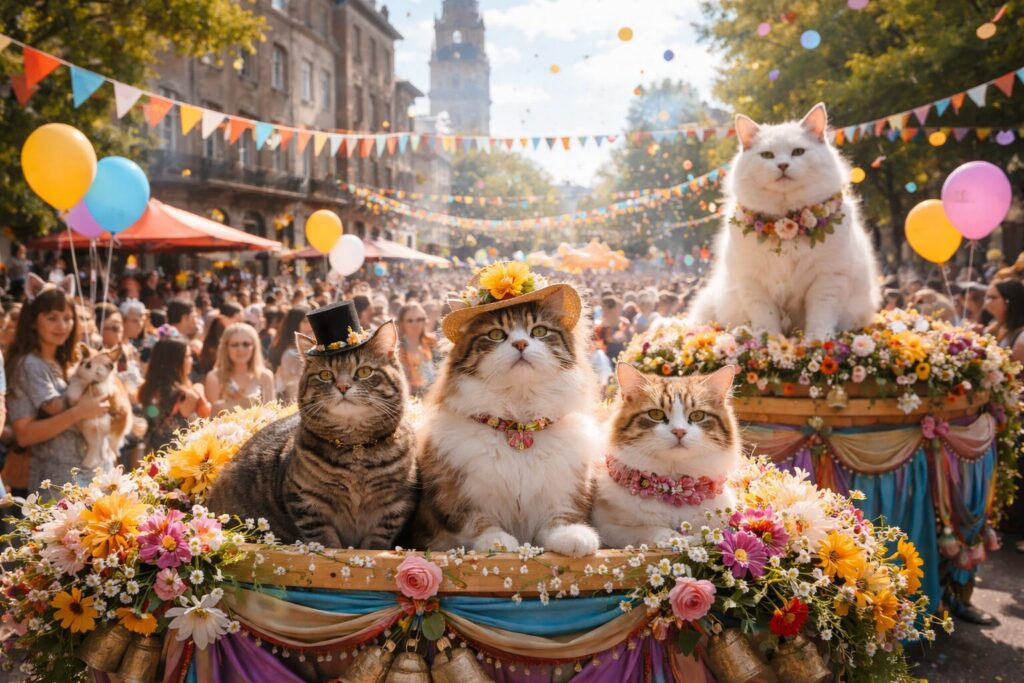 猫のお祭り