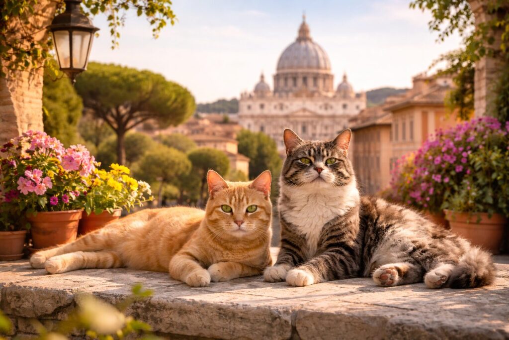 イタリアの猫たち
