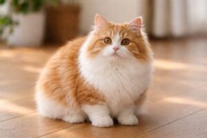 床にお座りしてるキムリック