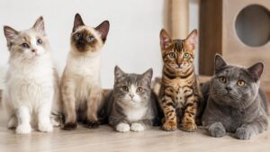 色々な猫種の子猫たち